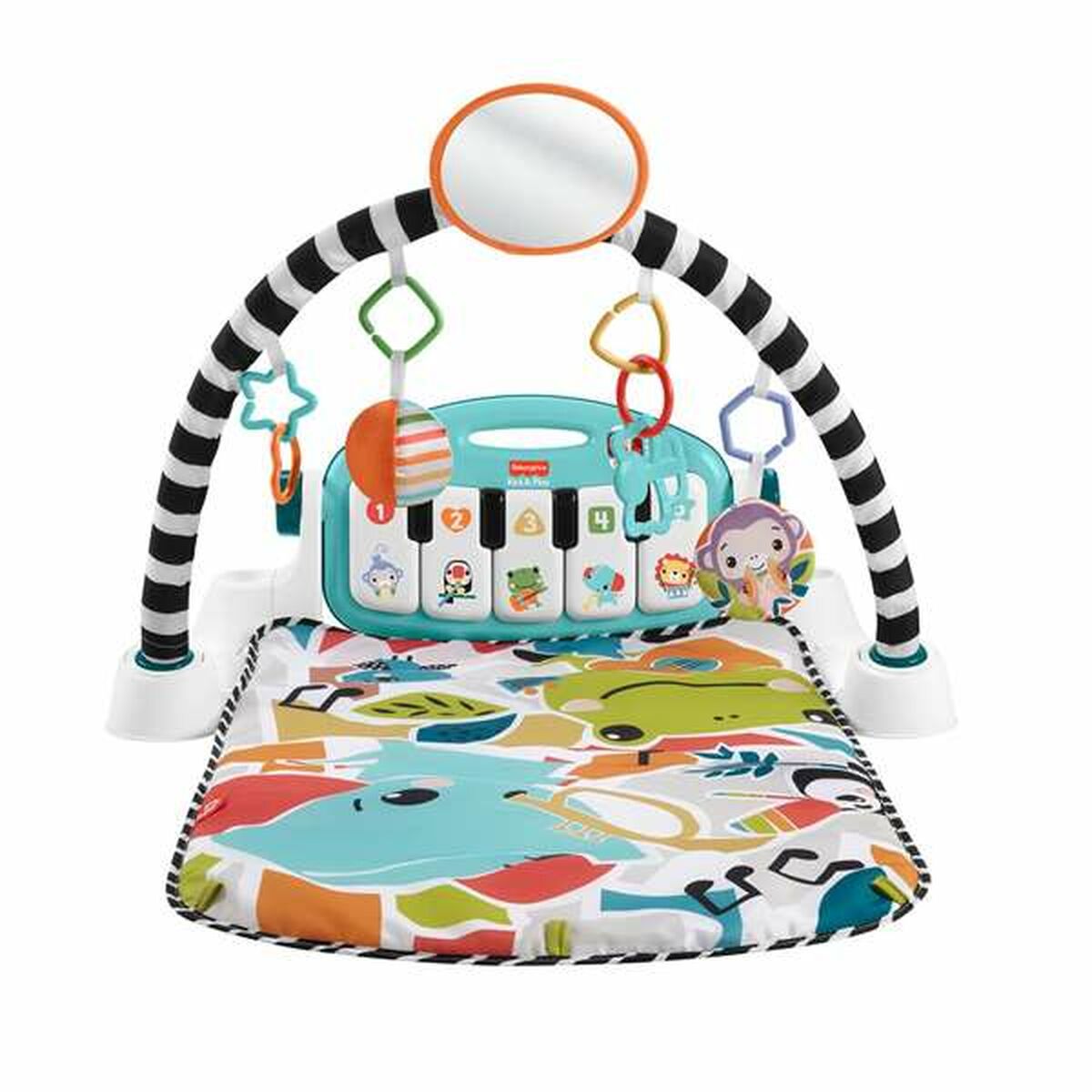 Fisher-Price Kick & Play Playmat Plastic Rattle Piano ES