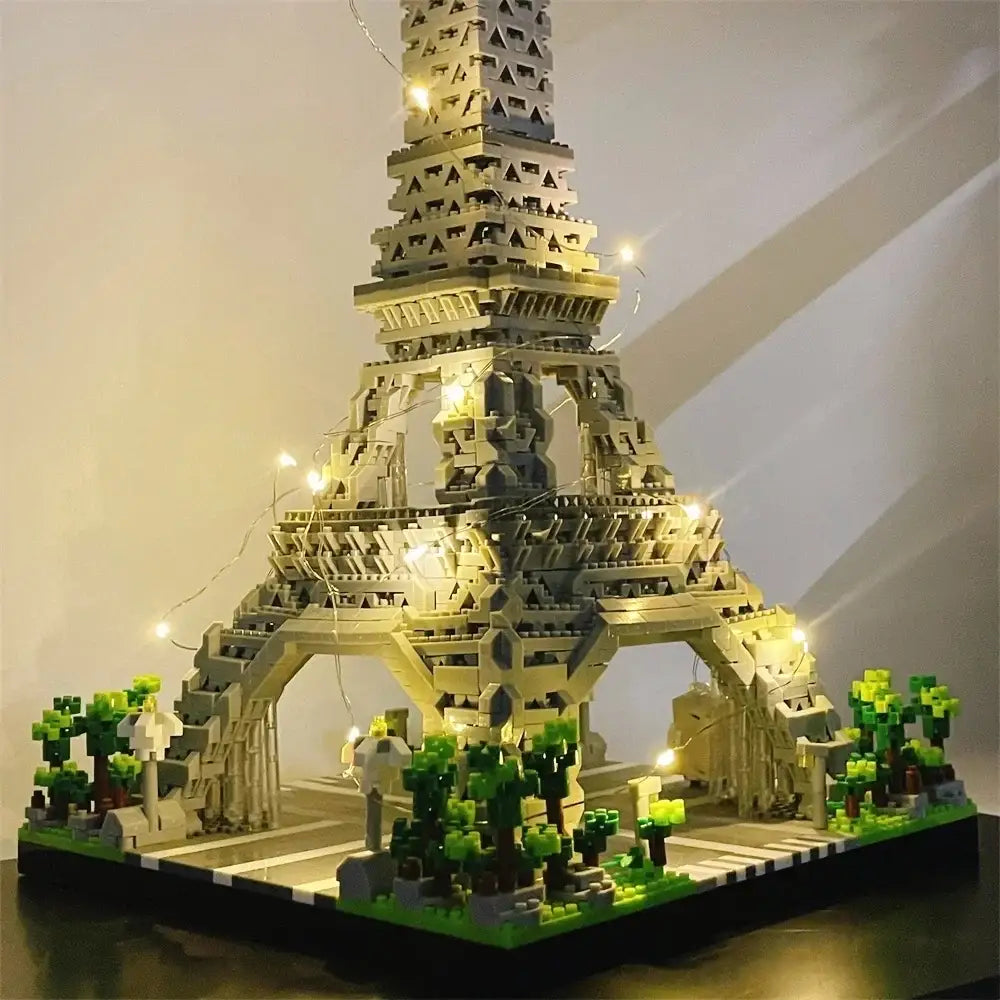 Micro Mini LED Eiffel Tower Blocks