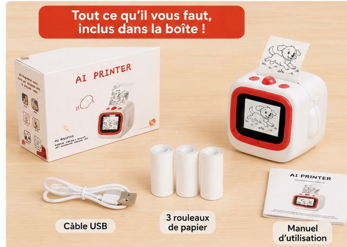 Imprimante Magique — Ses idées deviennent des dessins en quelques secondes