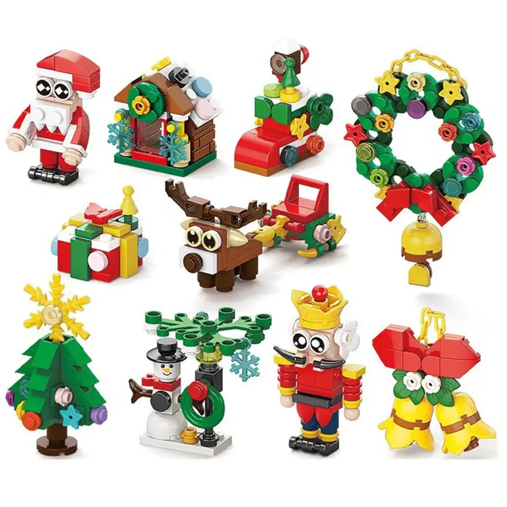 10 Lego Moc Santa's Village Minifigures