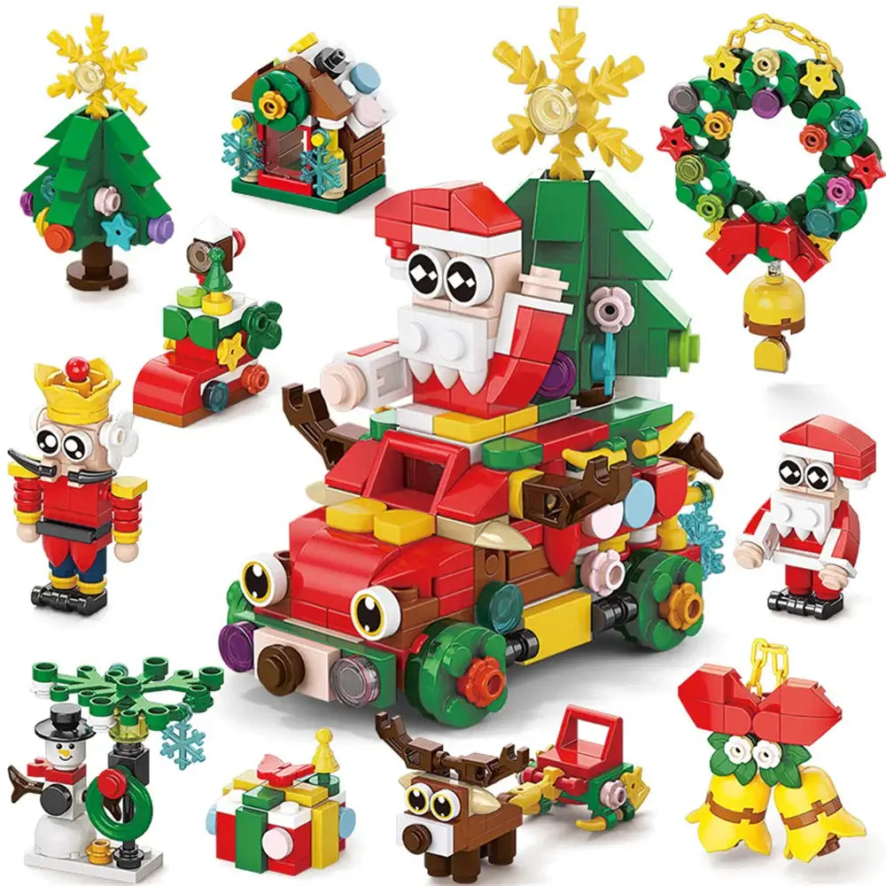 10 Lego Moc Santa's Village Minifigures