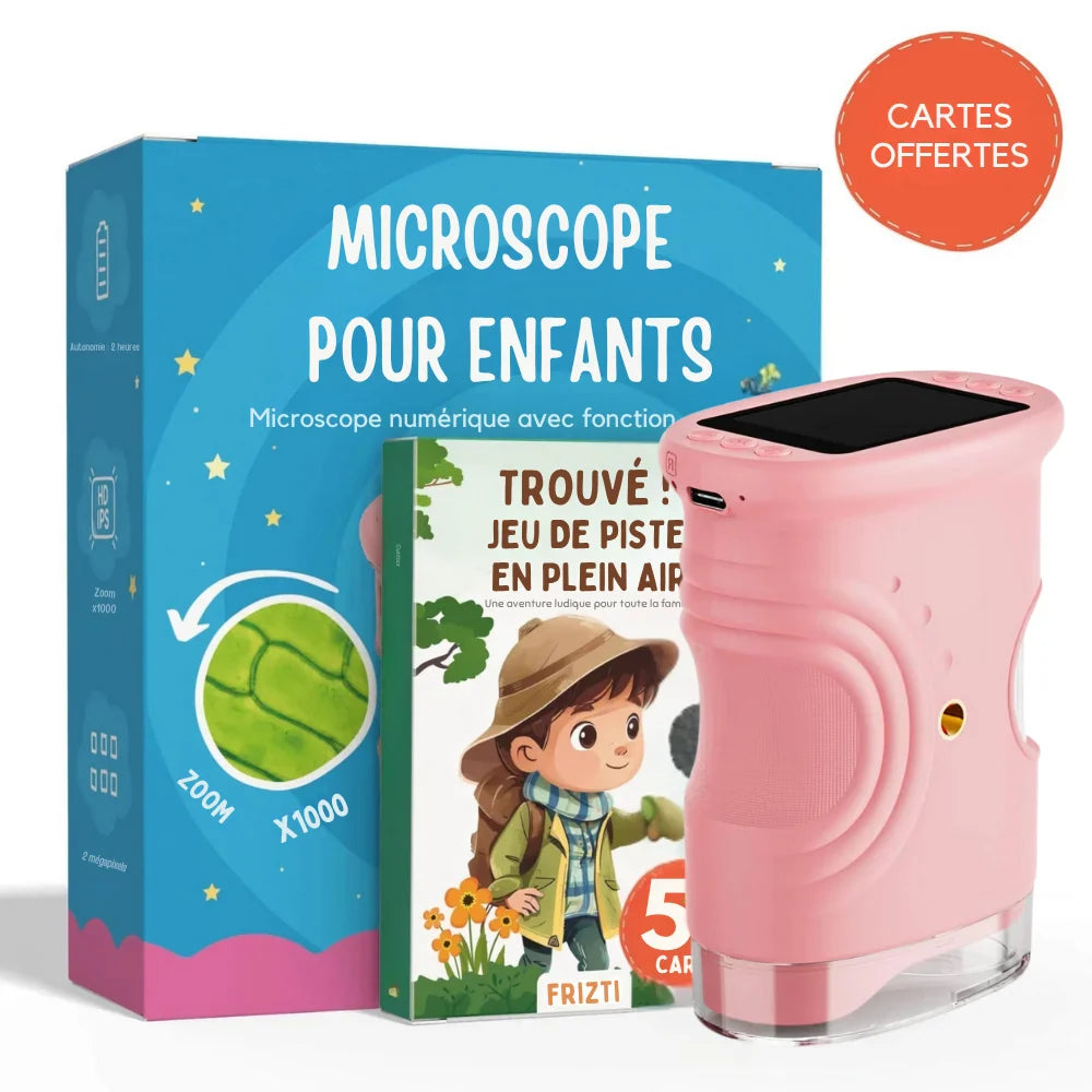 Kit microscopio con schermo che allontana dagli schermi (+ 50 SCHEDE IN OMAGGIO)