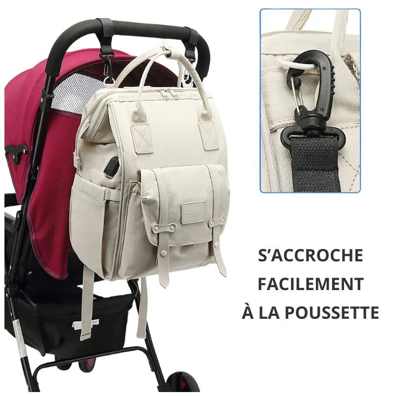 Sac à Langer NORA™ – Sac à dos à langer multifonction pour bébé