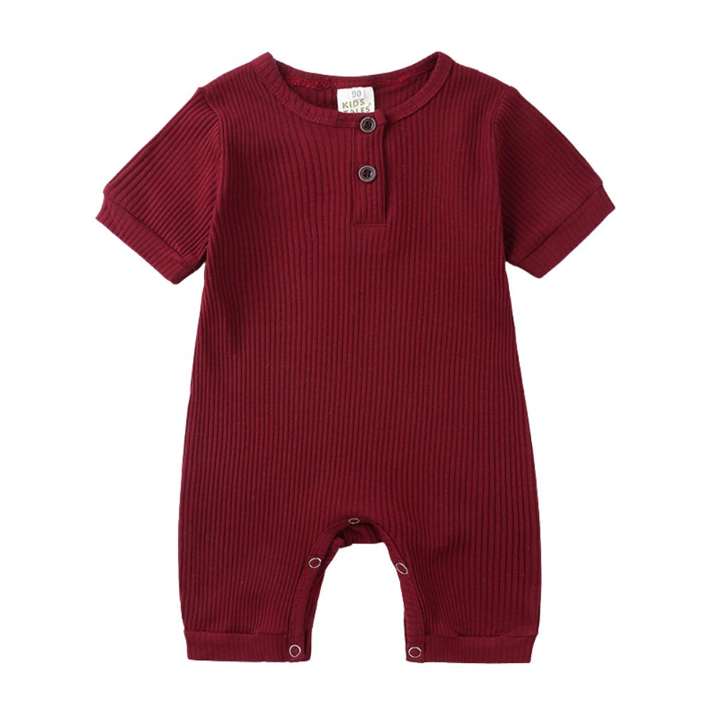 Combinaison Bébé Coton - Manches Courtes