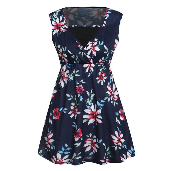 Robe de grossesse à imprimé floral