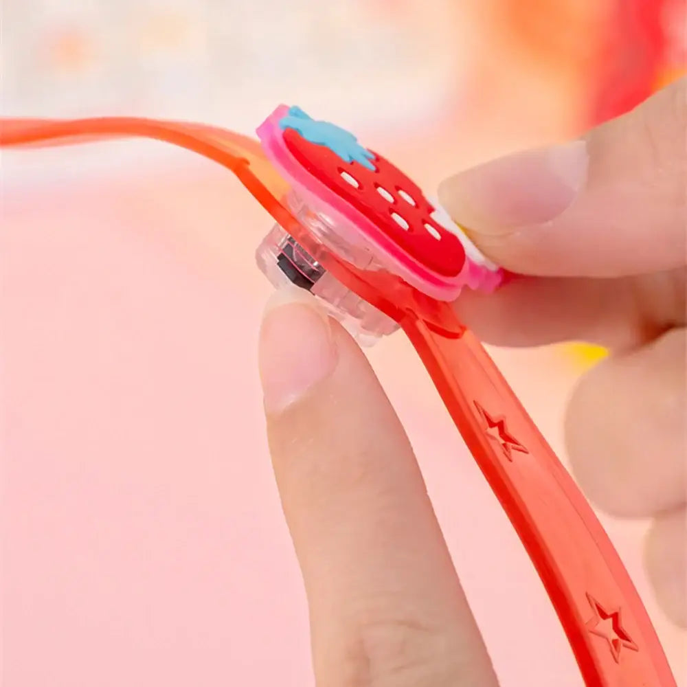 12 Light-Up LED Halloween Bracelets
