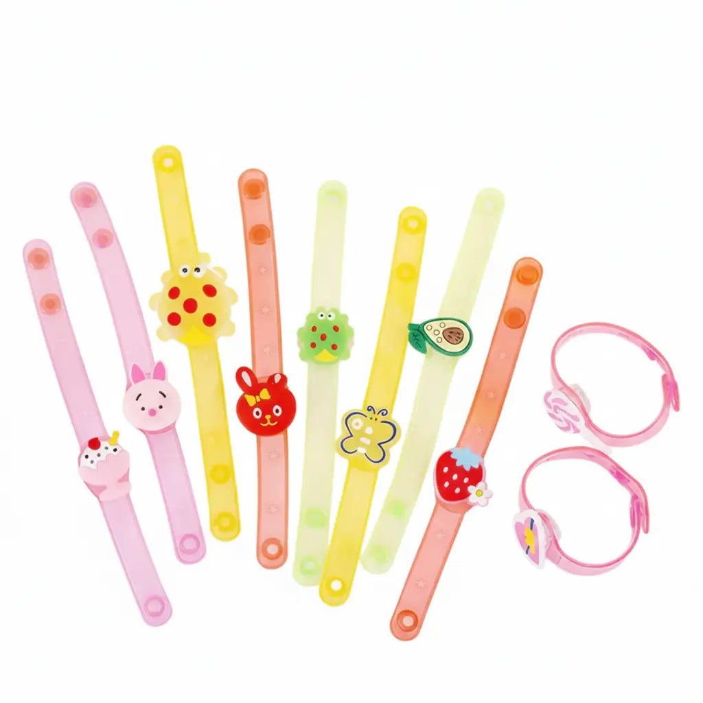 12 Light-Up LED Halloween Bracelets