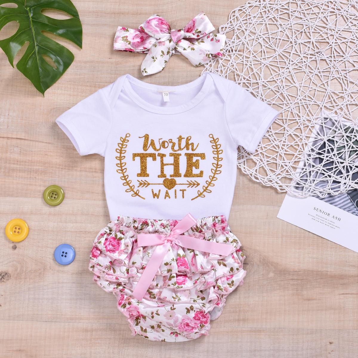 Ensemble pyjama fleuri pour bébé