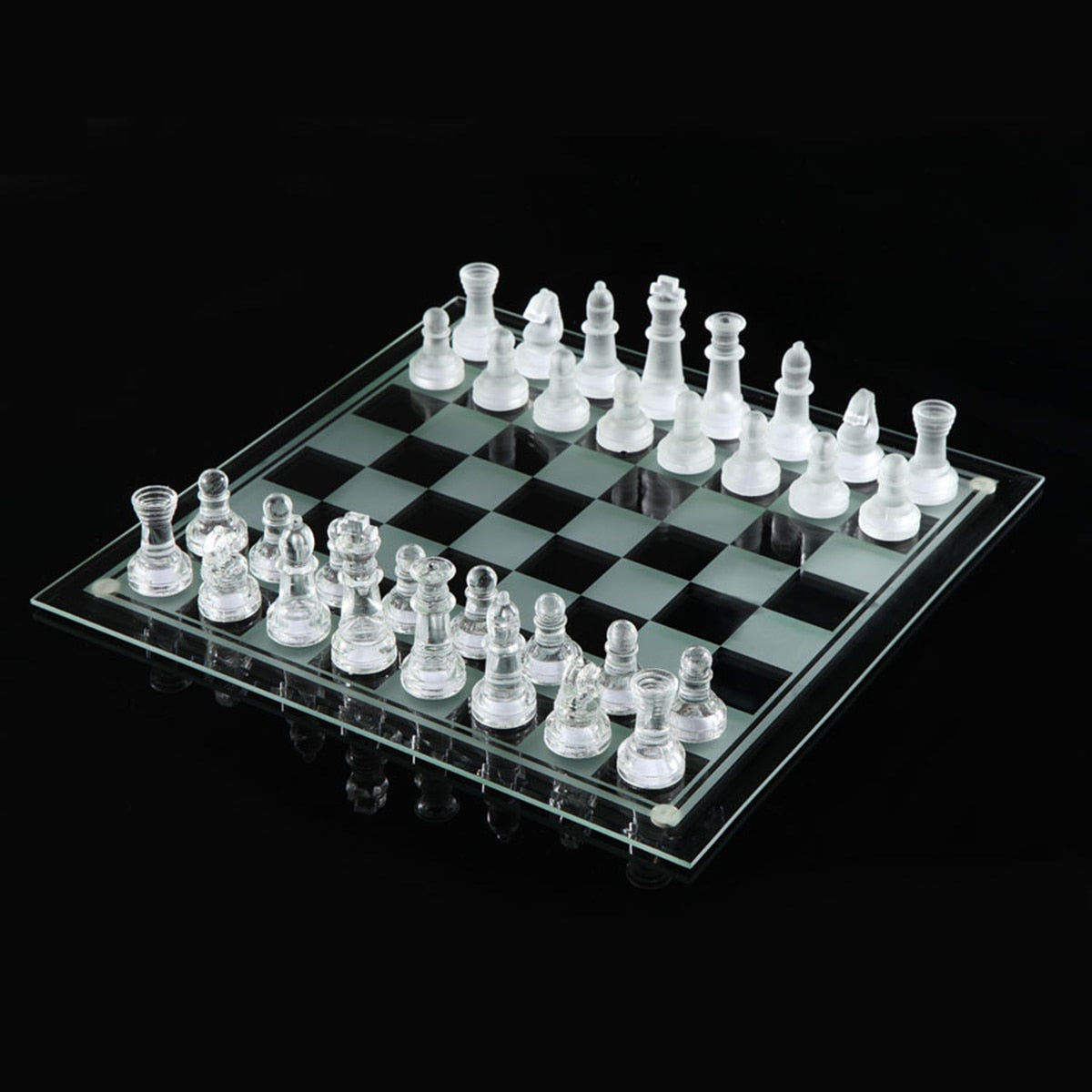 Jeu d'Échecs en Verre