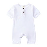 Combinaison Bébé Coton - Manches Courtes