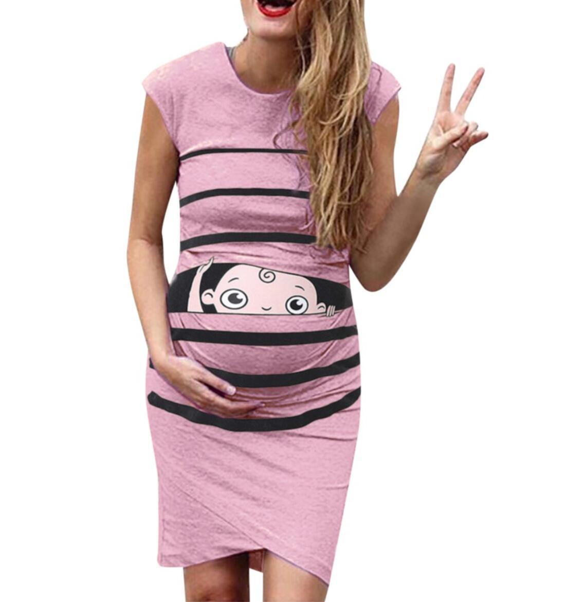 Robe de grossesse à imprimé original
