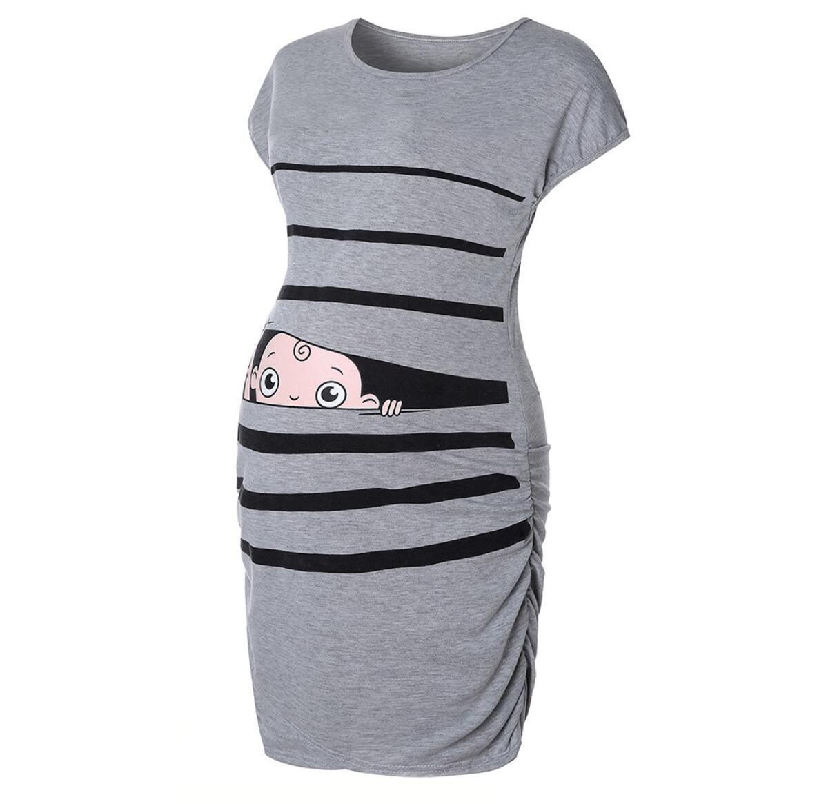 Robe de grossesse à imprimé original