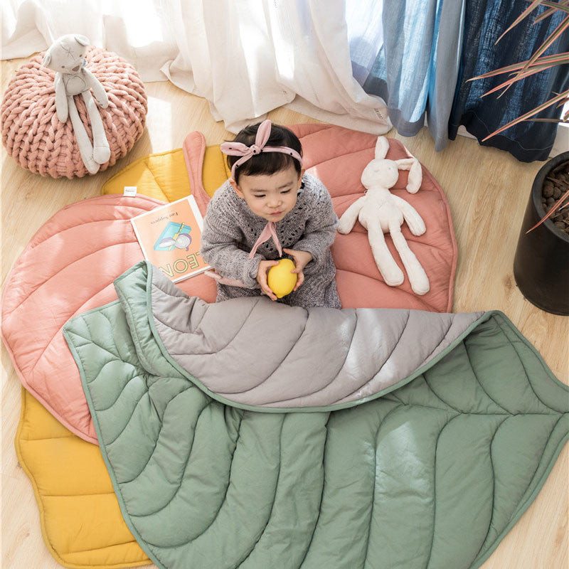 Tapis d'éveil bébé feuille