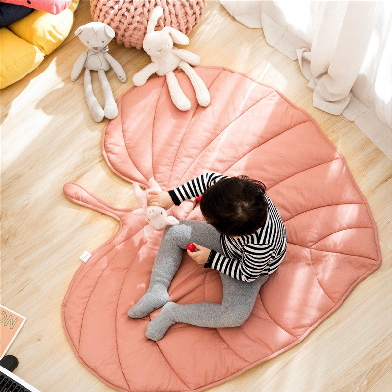 Tapis d'éveil bébé feuille