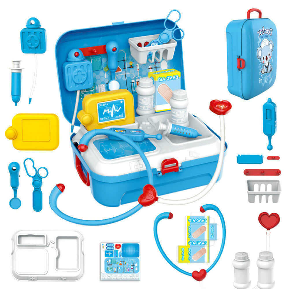 LittleHealer™ Ensemble de Jeu de Rôle Médecin en Bois (Ensemble Montessori)