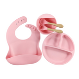 Coffret Repas Bébé Silicone - 5 PCS