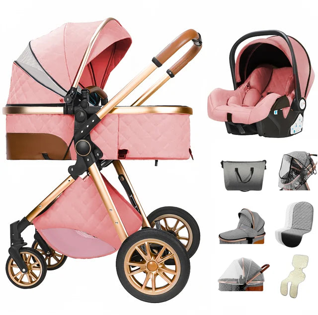 Passeggino 3 in 1 per neonati