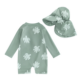 Maillot de Bain Bébé avec Casquette