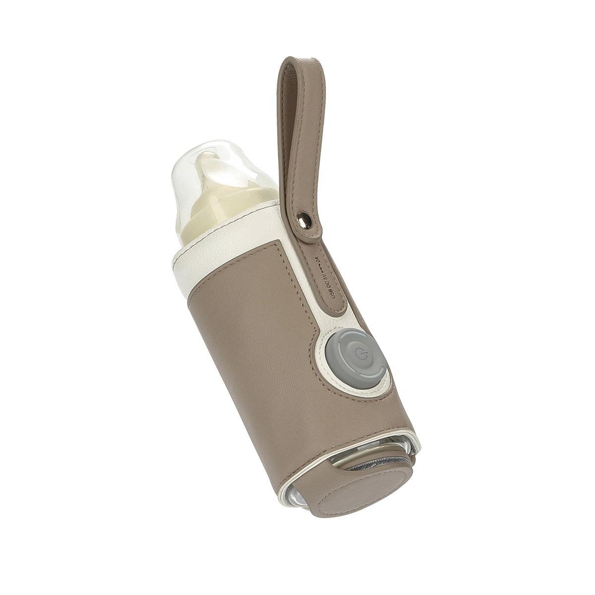 Chauffe biberon cuir pour bébé