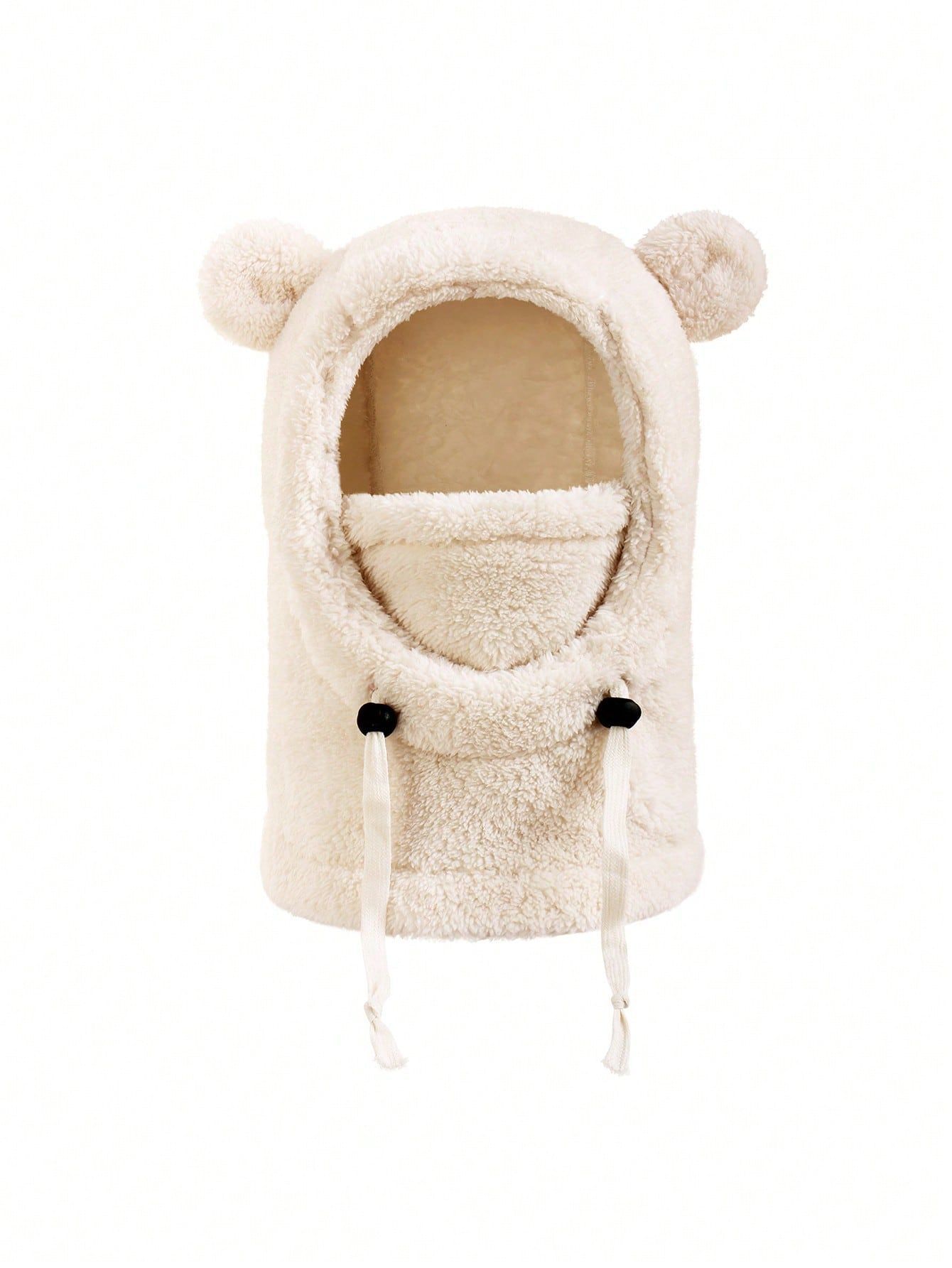 Cagoule Polaire Enfant Hiver – Bonnet Cache-Cou Doux et Chaud