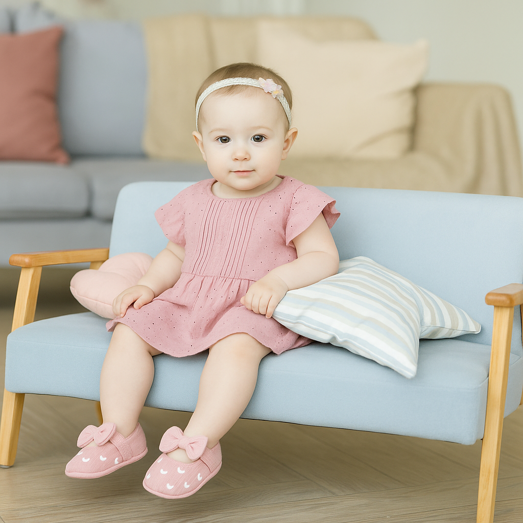 Baby girl cotton shoes | SweetSocks