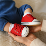 Scarpe primi passi per neonati in tela | SoftStart