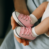 Scarpe primi passi per neonati in tela | SoftStart