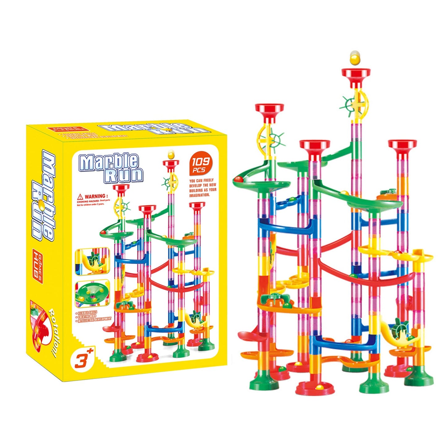 Pista per biglie per bambini