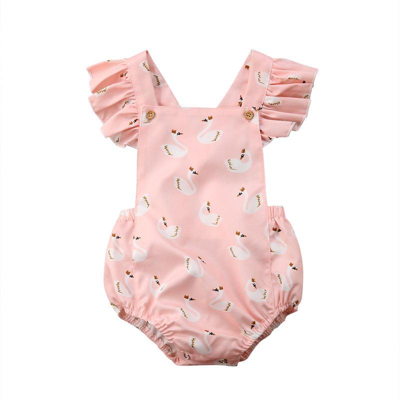 Combinaison robe motif cygne