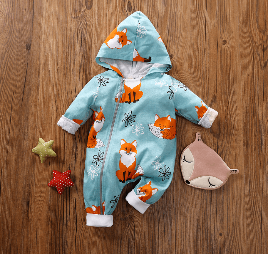 Combinaison pour bébé motif renard