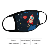 Maschera protettiva "Rocket" riutilizzabile per bambini di età superiore ai 2 anni