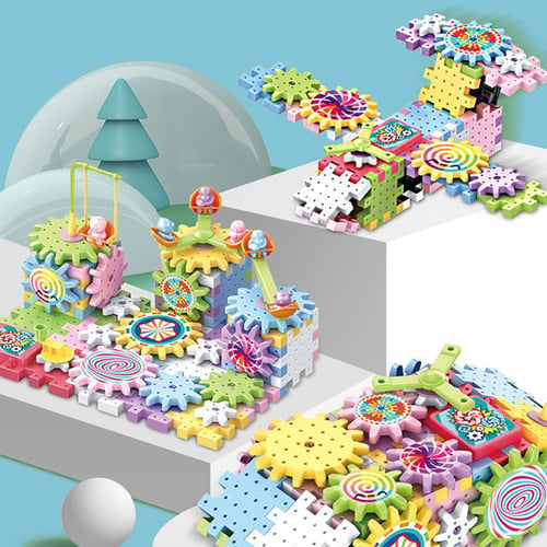 Educational Gear Building Set - Building Blocks - ImagineBlock Wonderland™