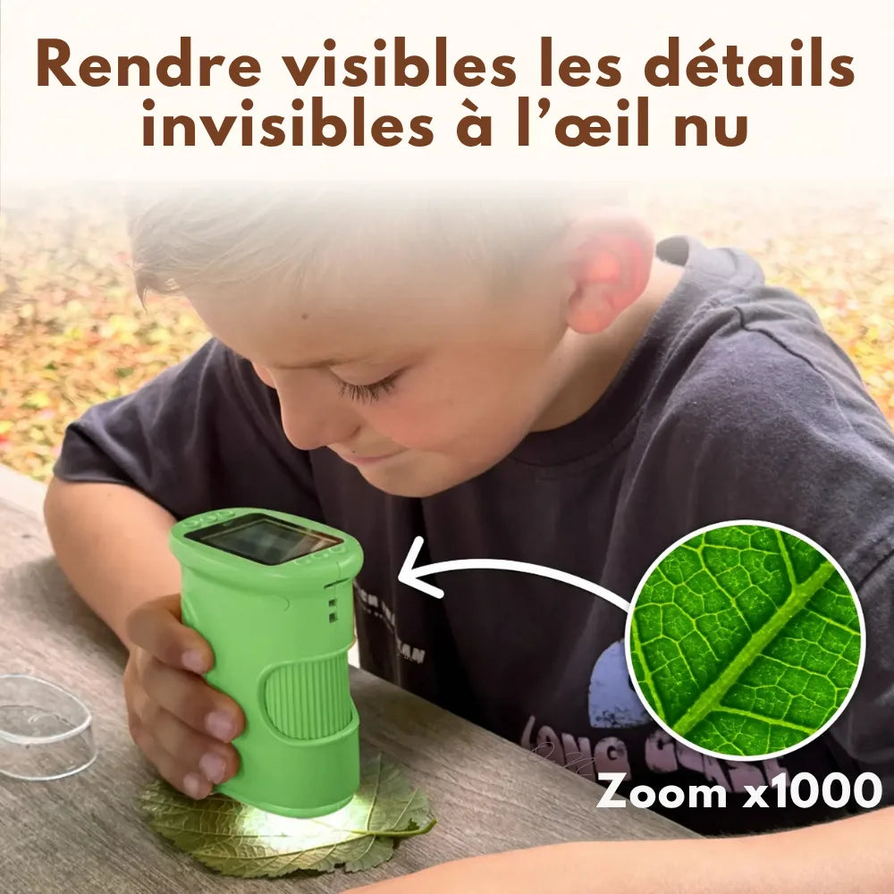 Kit microscopio con schermo che allontana dagli schermi (+ 50 SCHEDE IN OMAGGIO)