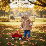 Manteau Bébé Lapin Polaire en Fausse Fourrure
