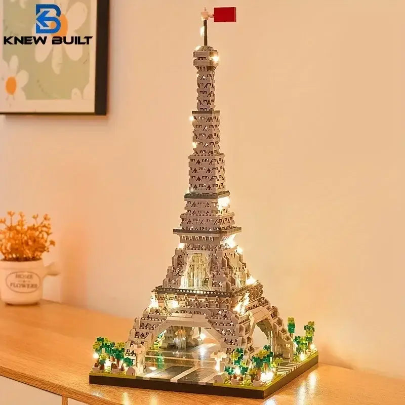 Micro Mini LED Eiffel Tower Blocks