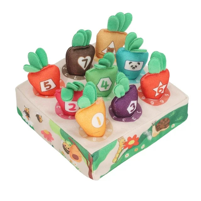 Jeu Montessori Bébé Récolte de Carottes