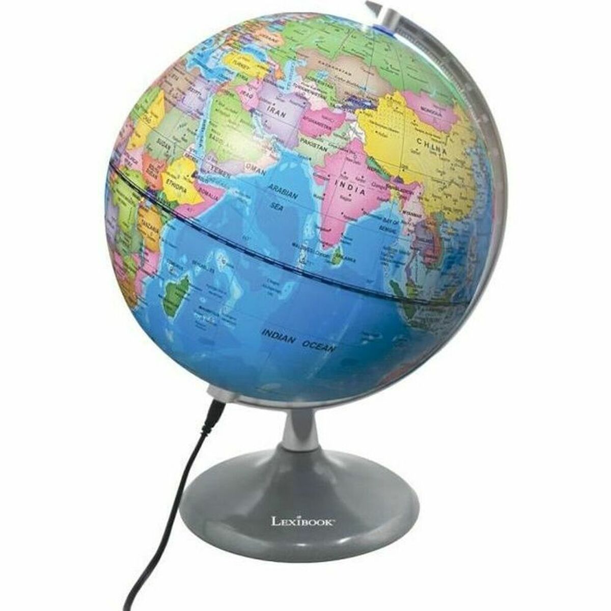 Globe terrestre lumineux Lexibook Luminous Day &amp; Night Globe (EN)