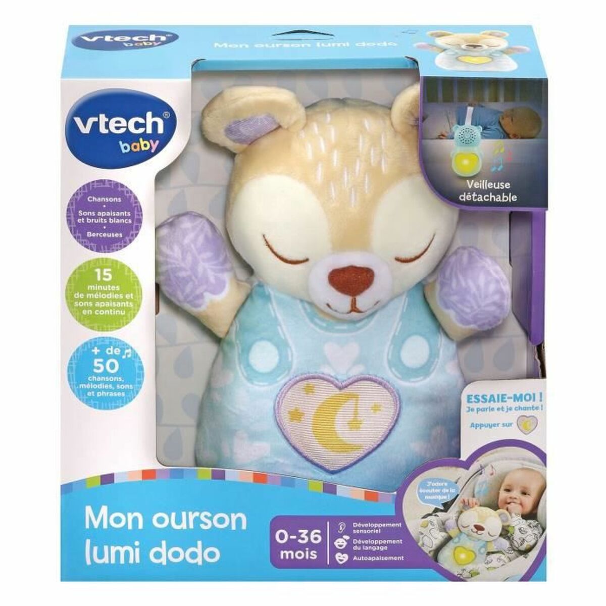 Peluche sonora Vtech Baby ORSETTO LUMINOSO SOGNI D'ORO