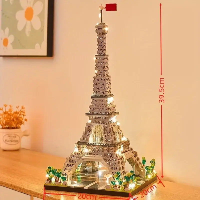 Micro Mini LED Eiffel Tower Blocks