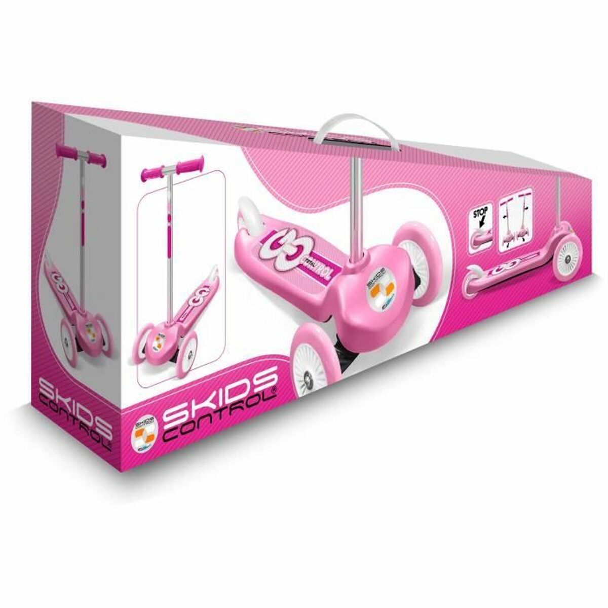 Trottinette Stamp SKIDS CONTROL Rose