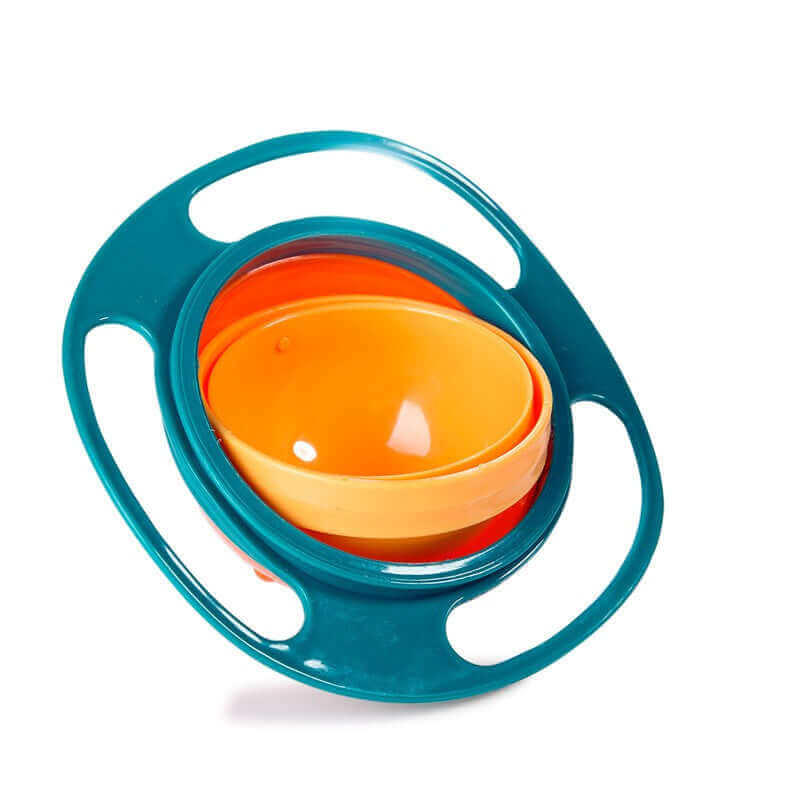 Bol Twirlie-Tots™ 360° Anti-Renversement Gyro (Récipient à Snacks Défiant la Gravité)