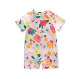 Maillot de Bain Bébé Fille Manches Courtes - Summer