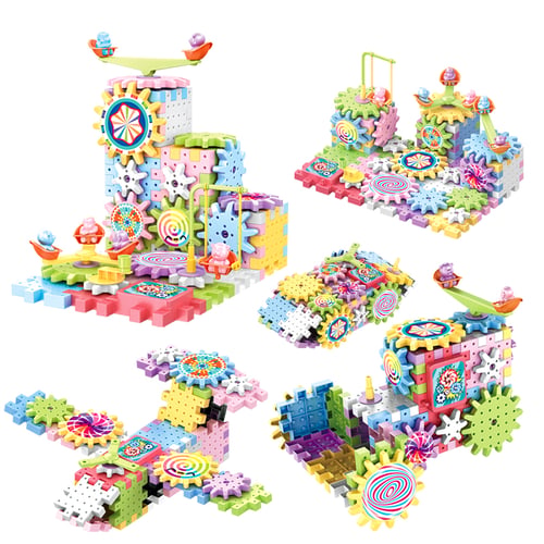Educational Gear Building Set - Building Blocks - ImagineBlock Wonderland™