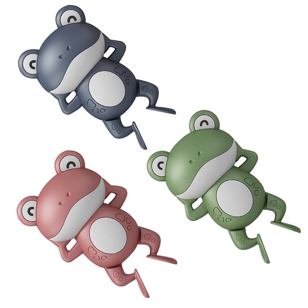 Jouet de Bain Grenouille Nageuse 3 Pièces