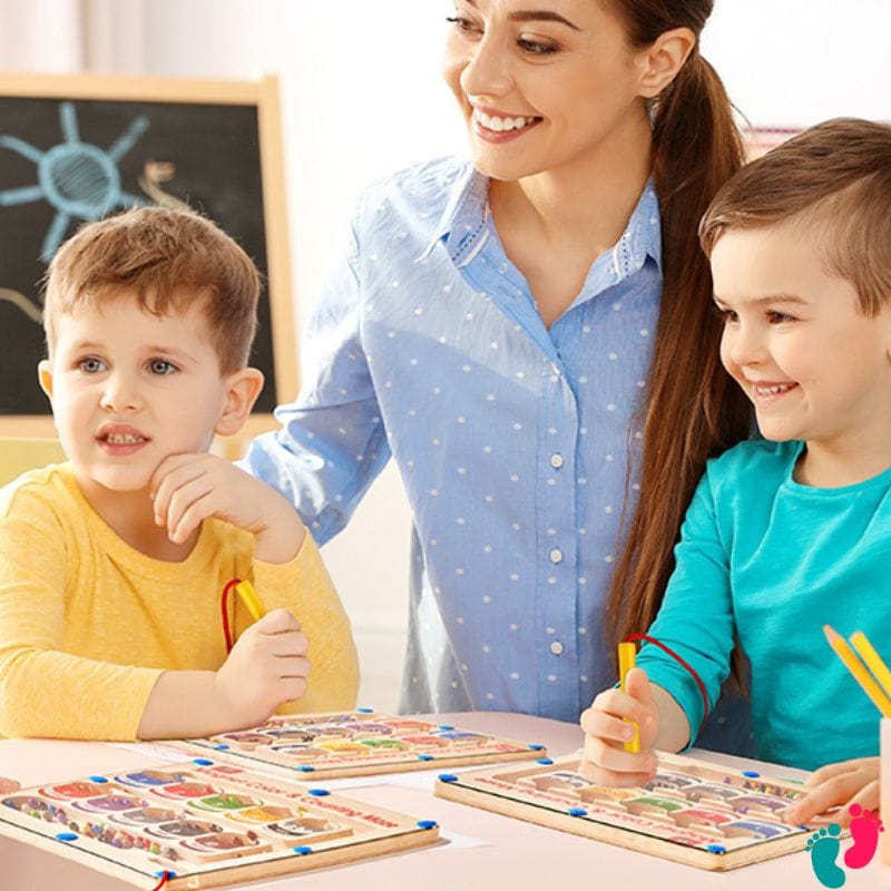 Montessori Magnetic Maze - KIDS MAGNETIC