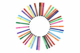 Pochoirs en Bois Montessori pour Enfants – 20 pièces + 3 stylos colorés