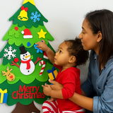 Montessori Educational Felt Christmas Tree 32 pcs - KIDS CHRISTMAS