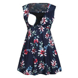 Robe de grossesse à imprimé floral