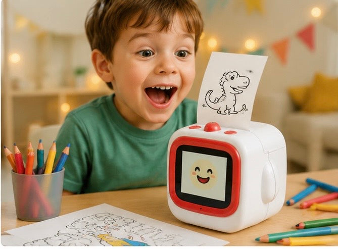 Imprimante Magique — Ses idées deviennent des dessins en quelques secondes