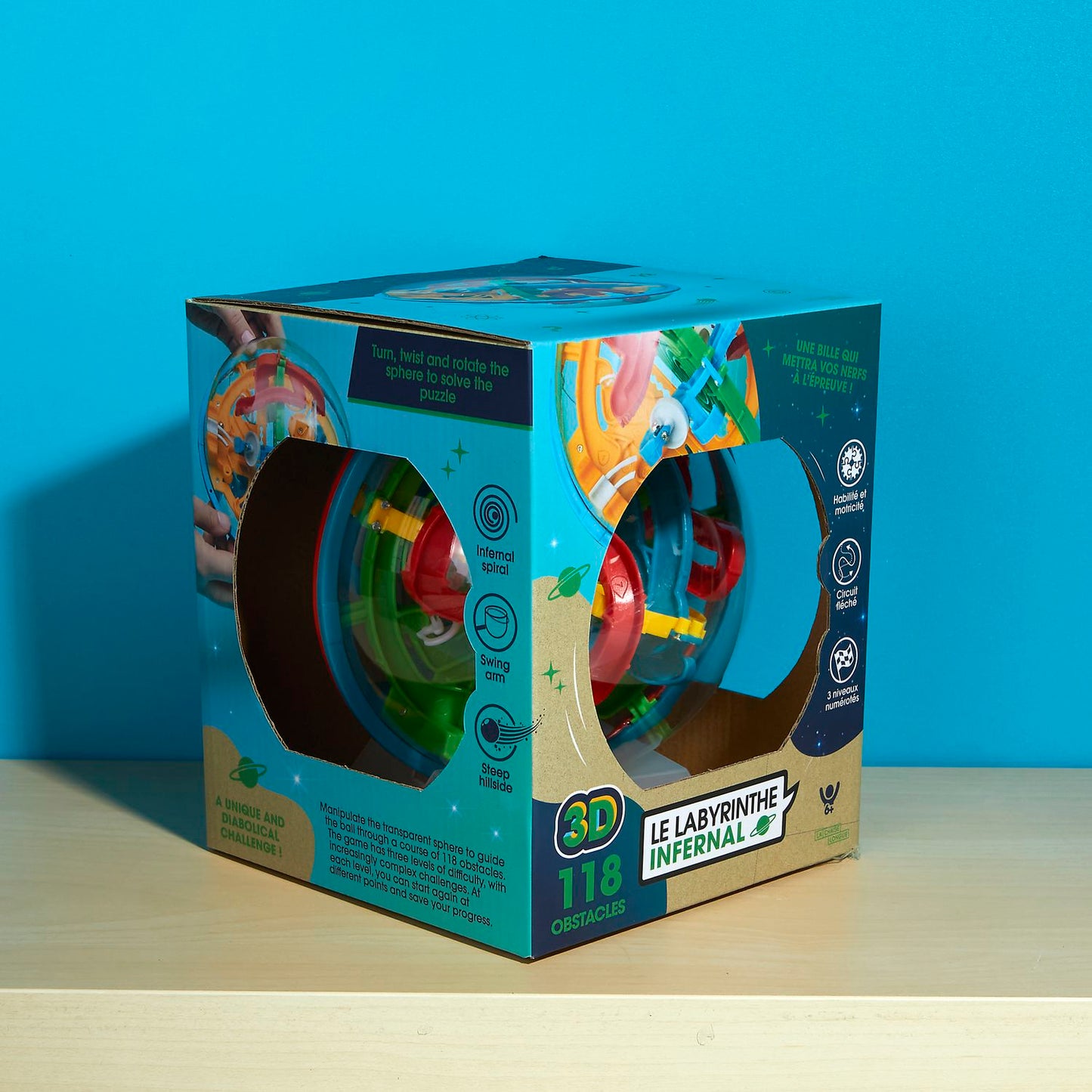 LaBoule - INFERNAL LABYRINTH MONTESSORI GAME 17 CM